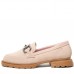 Mocasini dama, Glemis, piele naturala - Cod: 650, Culoare: Roz pudra, Marime: 38