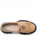 Mocasini dama, Glemis, piele naturala - Cod: 655, Culoare: Maro, Talpa: Neagra, Marime: 38