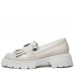 Mocasini dama, Glemis, piele naturala - Cod: 655, Culoare: Alb natur, Marime: 38