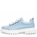 Pantofi casual dama, Glemis, piele naturala - Cod: 665, Culoare: Albastru, Marime: 38