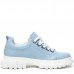Pantofi casual dama, Glemis, piele naturala - Cod: 665, Culoare: Albastru, Marime: 38