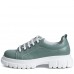 Pantofi casual dama, Glemis, piele naturala - Cod: 665, Culoare: Verde, Marime: 39