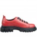 Pantofi casual dama, Glemis, piele naturala - Cod: 665, Culoare: Rosu Box, Marime: 38