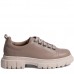 Pantofi casual dama, Glemis, piele naturala - Cod: 665, Culoare: Taupe Bizon, Marime: 38
