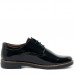 Pantofi casual dama, Glemis, piele naturala - Model: AN-1240-K, Culoare: Negru Lucios, Marime: 38 (24.7 cm)