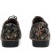 Pantofi casual dama, Glemis, piele naturala - Model: AN-1240-K, Culoare: Negru floral, Marime: 38 (24.7 cm)