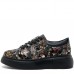 Pantofi casual dama, Glemis, piele naturala - Model: AN-1260-A, Culoare: Negru Floral, Marime: 38 (24.8 cm)