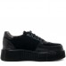 Pantofi casual dama, Glemis, piele naturala - Model: AN-1475, Culoare: Negru Velur, Marime: 37 (24.3 cm)