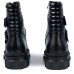 Ghete dama, Glemis, piele naturala - Cod: AS-2262, Culoare: Negru Box, Marime: 38 (25.3 cm)