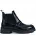 Ghete dama, Glemis, piele naturala - Cod: AS-2525-04, Culoare: Negru Box, Marime: 38 (24.9 cm)