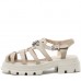 Sandale dama, Glemis, piele naturala - Model: IB-10060, Culoare: Bej, Numar: 38