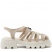 Sandale dama, Glemis, piele naturala - Model: IB-10060, Culoare: Bej, Numar: 38