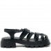 Sandale dama, Glemis, piele naturala - Model: IB-10060, Culoare: Negru, Numar: 38