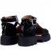 Sandale dama, Glemis, piele naturala - Model: IB-16850, Culoare: Negru, Numar: 38