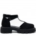 Sandale dama, Glemis, piele naturala - Model: IB-16850, Culoare: Negru, Numar: 38