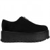 Pantofi casual dama, Glemis, piele naturala intoarsa - Model: IB-2275, Culoare: Negru velur, Marime: 38 (24.5 cm)