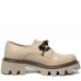 Pantofi casual dama, Glemis, piele naturala - Model: IB-2305, Culoare: Alb Natur, Marime: 38 (25 cm)