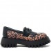 Mocasini dama, Glemis, piele naturala - Model: IB-2610, Culoare: Leopard, Marime: 38 (25 cm)