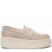 Pantofi casual dama, Glemis, piele naturala intoarsa - Model: IB-2630, Culoare: Bej, Marime: 38 (25 cm)