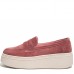 Pantofi casual dama, Glemis, piele naturala intoarsa - Model: IB-2630, Culoare: Visiniu, Marime: 38 (25 cm)