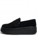 Pantofi casual dama, Glemis, piele naturala intoarsa - Model: IB-2630, Culoare: Negru, Marime: 38 (25 cm)