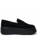 Pantofi casual dama, Glemis, piele naturala intoarsa - Model: IB-2630, Culoare: Negru, Marime: 38 (25 cm)