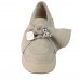 Pantofi dama, Glemis, piele naturala intoarsa - Model: IB-2635, Culoare: Bej, Marime: 38 (25 cm)