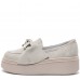 Pantofi dama, Glemis, piele naturala intoarsa - Model: IB-2635, Culoare: Bej, Marime: 38 (25 cm)