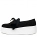Pantofi casual dama, Glemis, piele naturala intoarsa - Model: IB-2635, Culoare: Negru, Marime: 38 (25 cm)