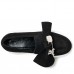 Pantofi casual dama, Glemis, piele naturala intoarsa - Model: IB-2635, Culoare: Negru, Marime: 38 (25 cm)