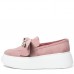 Pantofi casual dama, Glemis, piele naturala intoarsa - Model: IB-2635, Culoare: Roz, Marime: 38 (25 cm)