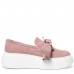 Pantofi casual dama, Glemis, piele naturala intoarsa - Model: IB-2635, Culoare: Roz, Marime: 38 (25 cm)