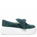 Pantofi casual dama, Glemis, piele naturala intoarsa - Model: IB-2635, Culoare: Verde, Marime: 38 (25.5 cm)