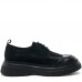 Pantofi casual dama, Glemis, piele naturala intoarsa - Model: IB-2900, Culoare: Negru, Marime: 38 (25 cm)