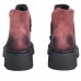 Ghete dama smart office, Glemis, piele naturala - Cod: IB-4000, Culoare: Bordo, Marime: 39 (25 cm)