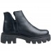 Ghete dama smart office, Glemis, piele naturala - Cod: IB-4000, Culoare: Negru Box, Marime: 39 (25 cm)