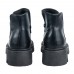 Ghete dama smart office, Glemis, piele naturala - Cod: IB-4000, Culoare: Negru Box, Marime: 39 (25 cm)