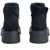 Ghete dama smart office, Glemis, piele naturala - Cod: IB-4000, Culoare: Negru Velur, Marime: 39 (25 cm)