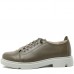 Pantofi casual dama, Glemis, piele naturala - Model: PS-norocos-1065, Culoare: Kaki Box, Marime: 38 (25.3 cm)