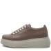 Pantofi dama premium, Glemis, piele naturala - Cod: PS-asti-1065, Culoare: Taupe Bizon, Marime: 38 (24.9 cm)