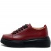 Pantofi dama premium, Glemis, piele naturala - Cod: PS-asti-1065, Culoare: Visiniu Box, Marime: 38 (24.9 cm)