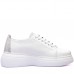 Pantofi sport dama premium, Glemis, piele naturala - Cod: PS-1065, Culoare: Alb, Marime: 38