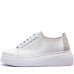 Pantofi sport dama premium, Glemis, piele naturala - Cod: PS-1065, Culoare: Alb, Marime: 38