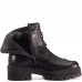 Ghete dama premium, Glemis, piele naturala - Cod: PS-1075-B, Culoare: Negru, Marime: 38
