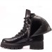 Ghete dama premium, Glemis, piele naturala - Cod: PS-1080-BV, Culoare: Negru, Marime: 38