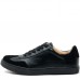 Pantofi casual dama, Glemis, piele naturala - Model: PS-vero-1130, Culoare: Negru Box Velur, Marime: 38 (24.9 cm)