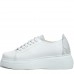 Pantofi dama premium, Glemis, piele naturala - Cod: PS-asti-1065, Culoare: Alb Box Sarpe, Marime: 38 (24.9 cm)