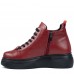 Ghete dama premium, Glemis, piele naturala - Cod: PS-asti-1135, Culoare: Visiniu Box, Marime: 38 (25 cm)