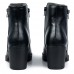 Ghete dama clasic, Glemis, piele naturala - Cod: PS-athena-160, Culoare: Negru Box, Marime: 38 (24.6 cm)