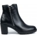 Ghete dama clasic, Glemis, piele naturala - Cod: PS-athena-160, Culoare: Negru Box, Marime: 38 (24.6 cm)